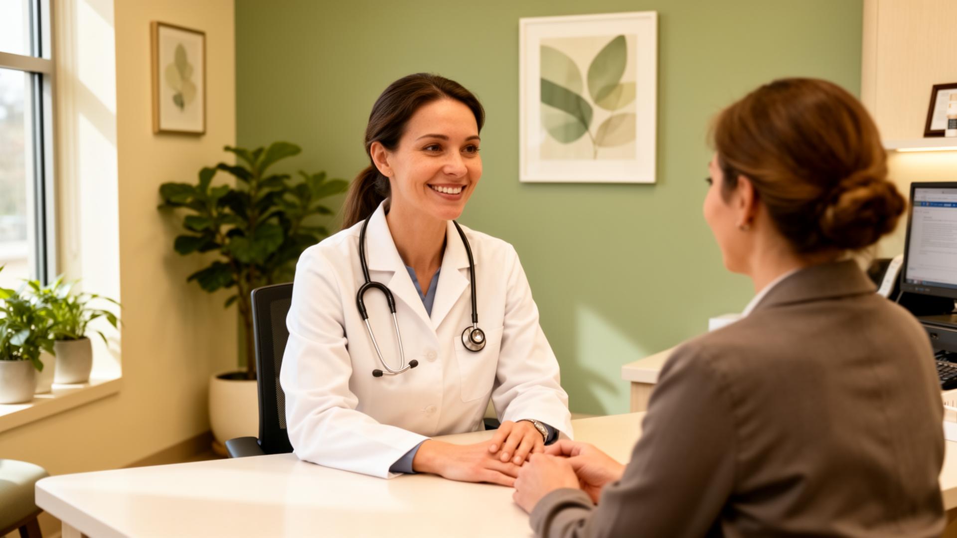 A PY Healthcare physician in a modern primary care clinic